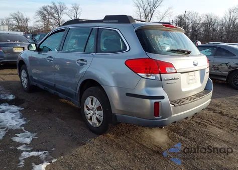 2011 Subaru Outback 2.5I z USA, uszkodzony, nr VIN 4S4BRBAC9B3390693